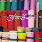 Material crep satin ciclam