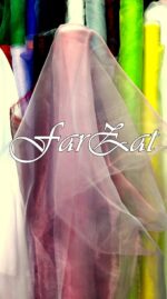 Material organza roz prafuit