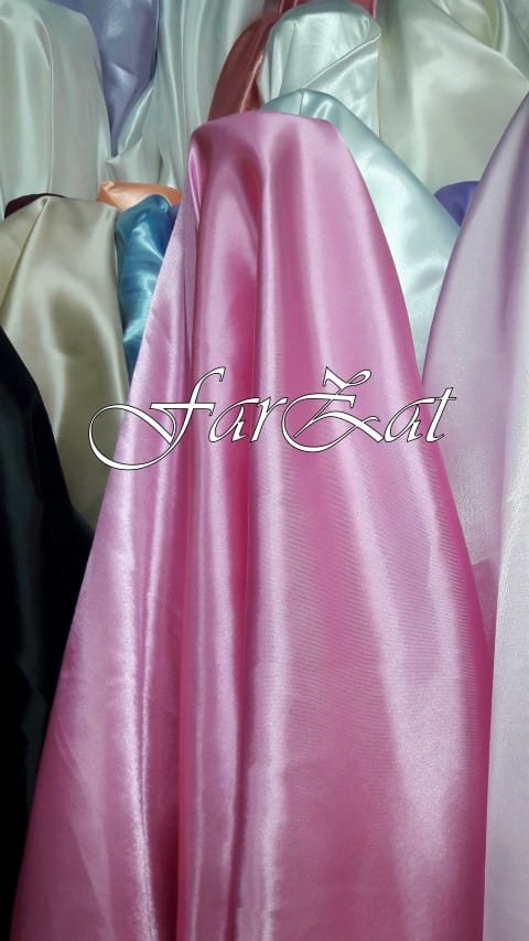 Santin-roz-bombon.jpg Tesatura satin roz bombon | Satin decor botez - imagine 1