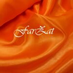 Material textil Saten portocaliu pentru aranjamente