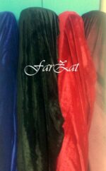 Material textil catifea colorata model fir scurt - metraj