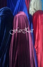 Tesatura catifea elastica albastra - imagine 2