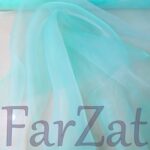 Tesatura organza aqua - imagine 3