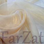 Material organza aurie