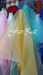 Material organza roz prafuit - imagine 4