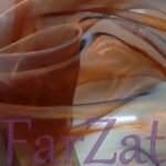 Material organza maro