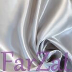 Saten gri argintiu | Material textil saten