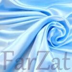 Material textil satin bleu - imagine 2