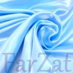 Material textil satin bleu - imagine 3